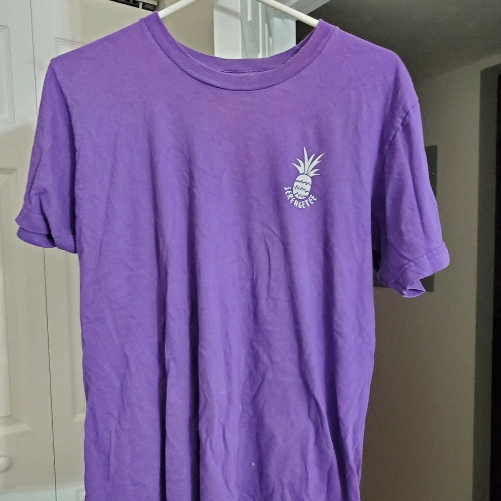 Purple Serengetee Travel More Tee